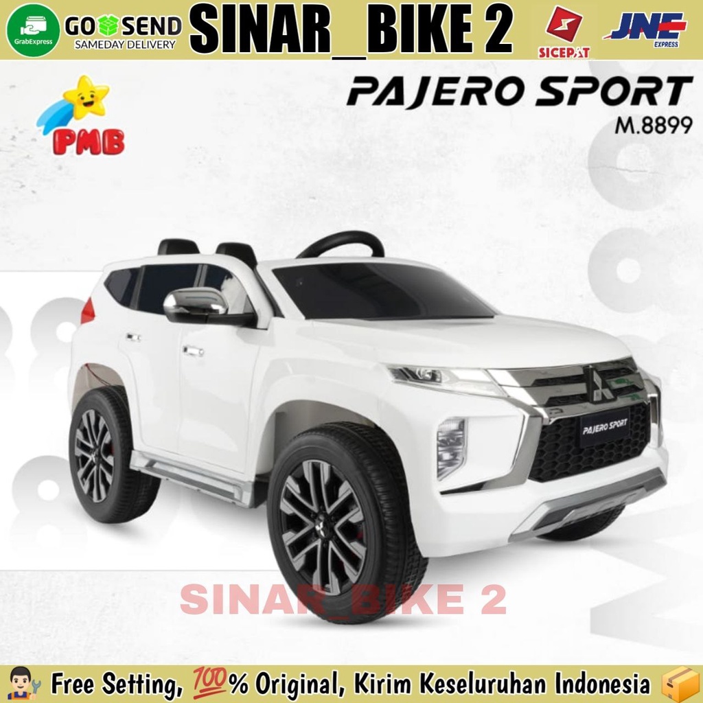 Mobil Aki PAJERO SPORT PMB M 8899 Remote Control Mainan Anak