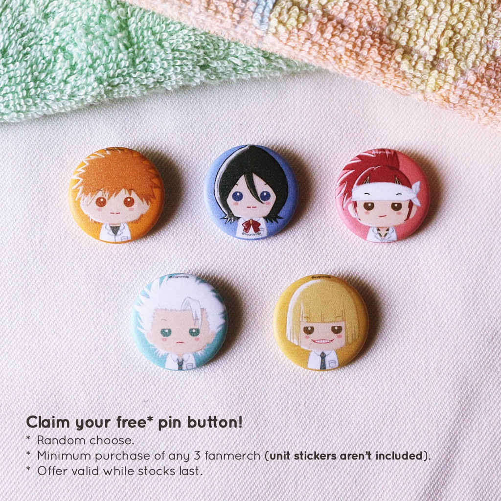 RK BLEACH Acrylic Keychain and Mini Charm [by @mygrayside]