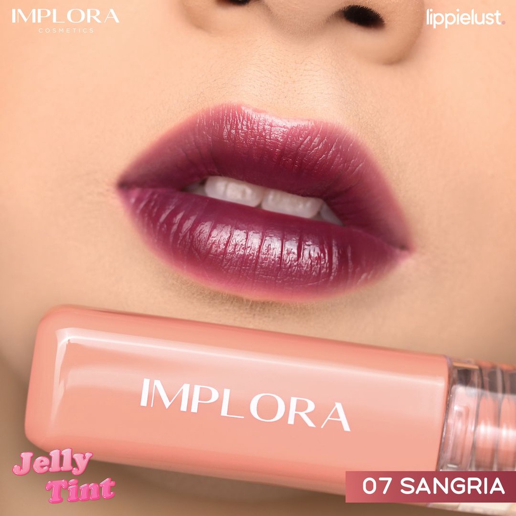NUZ IMPLORA Cheek & Liptint | Impora Cheek & Lip Tint Liptin | Implora Jelly Tint | TnT Beauty Shop-07 SANGRIA