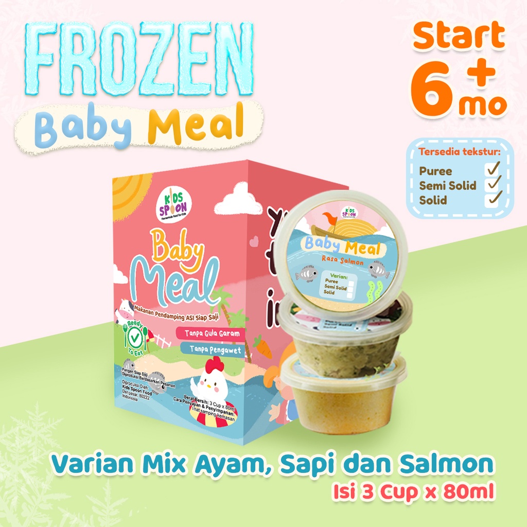 Kids Spoon Bubur Mpasi Mix (Frozen)