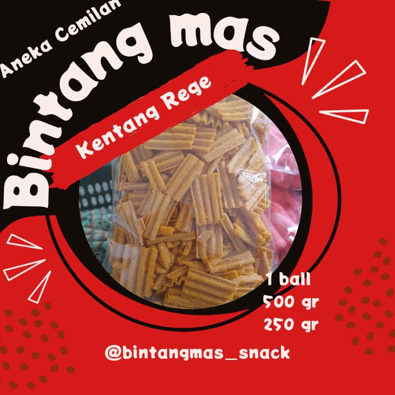 

[PROMO SNACK MURAH] KENTANG REGE
