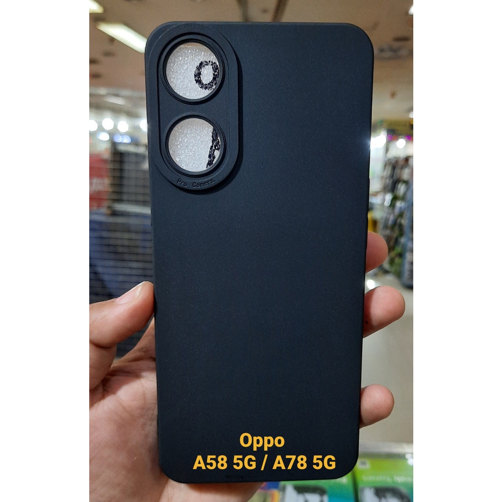 CASE OPPO A58 5G / A78 5G / RENO 8T 5G / A1 PRO 5G SILIKON REALME 10 PRO 5G SOFTCASE  REALME 10 PRO PLUS 5G