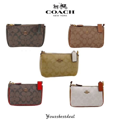 Coach Nolita 19 Signature Women Shoulder Mahjong Bag Wristlet Beadchain Pearl C1985 C2238 C3308 C3334 C1583 C1585