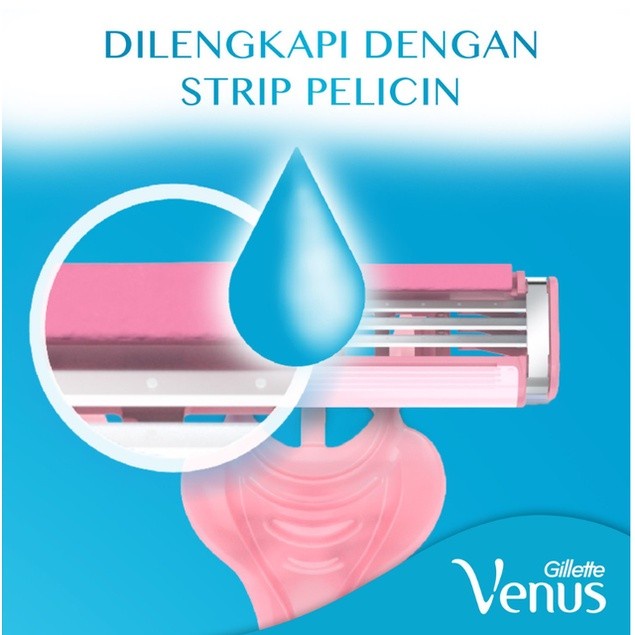 Gillette Simply Venus Alat Cukur Wanita isi 2