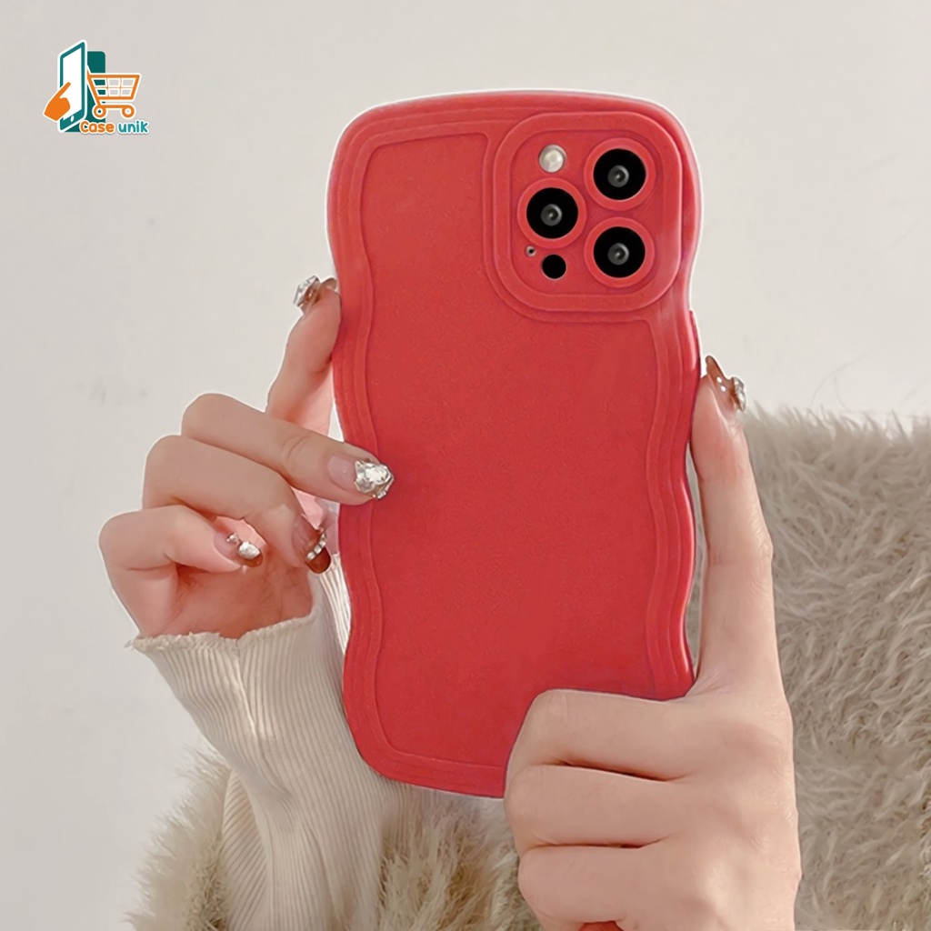 CASE SOFTCASE SILIKON GELOMBANG WAVY PROCAMERA MACARON OPPO RENO 8T 5G CS5513