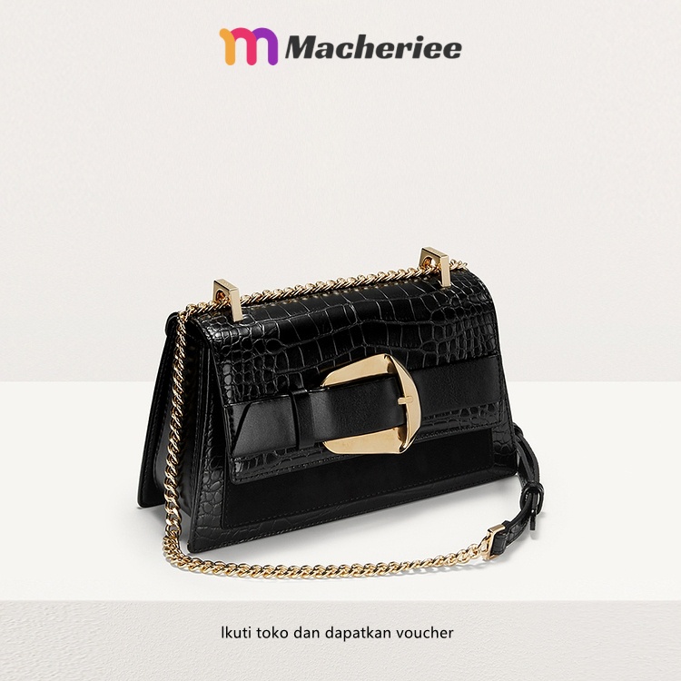 TAS BAHU PEDRO FASHION BAG WITH GESPER LOGAM BAHAN CROCO PD02206001