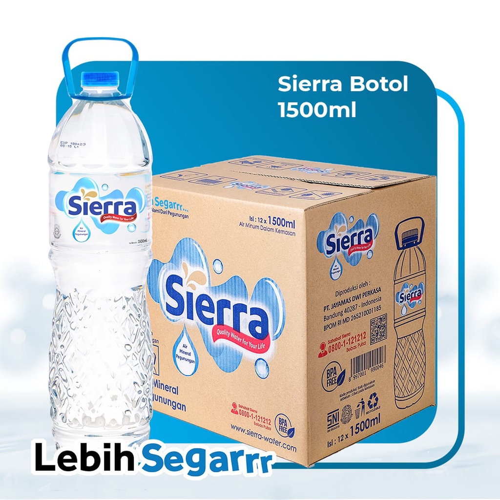 

Sierra Botol 1500ml (1 Karton)