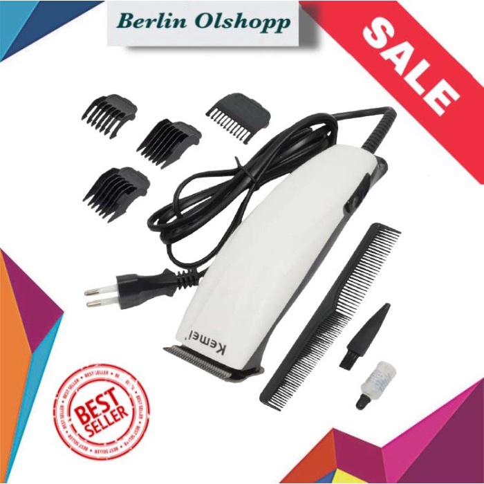 MESIN CUKUR RAMBUT LISTRIK ORIGINAL KEMEI KM-6603 / ALAT CUKUR RAMBUT
