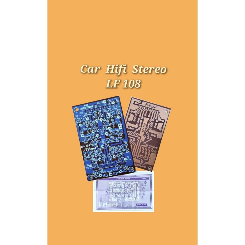 PCB Car Hifi Stereo (LF 108)