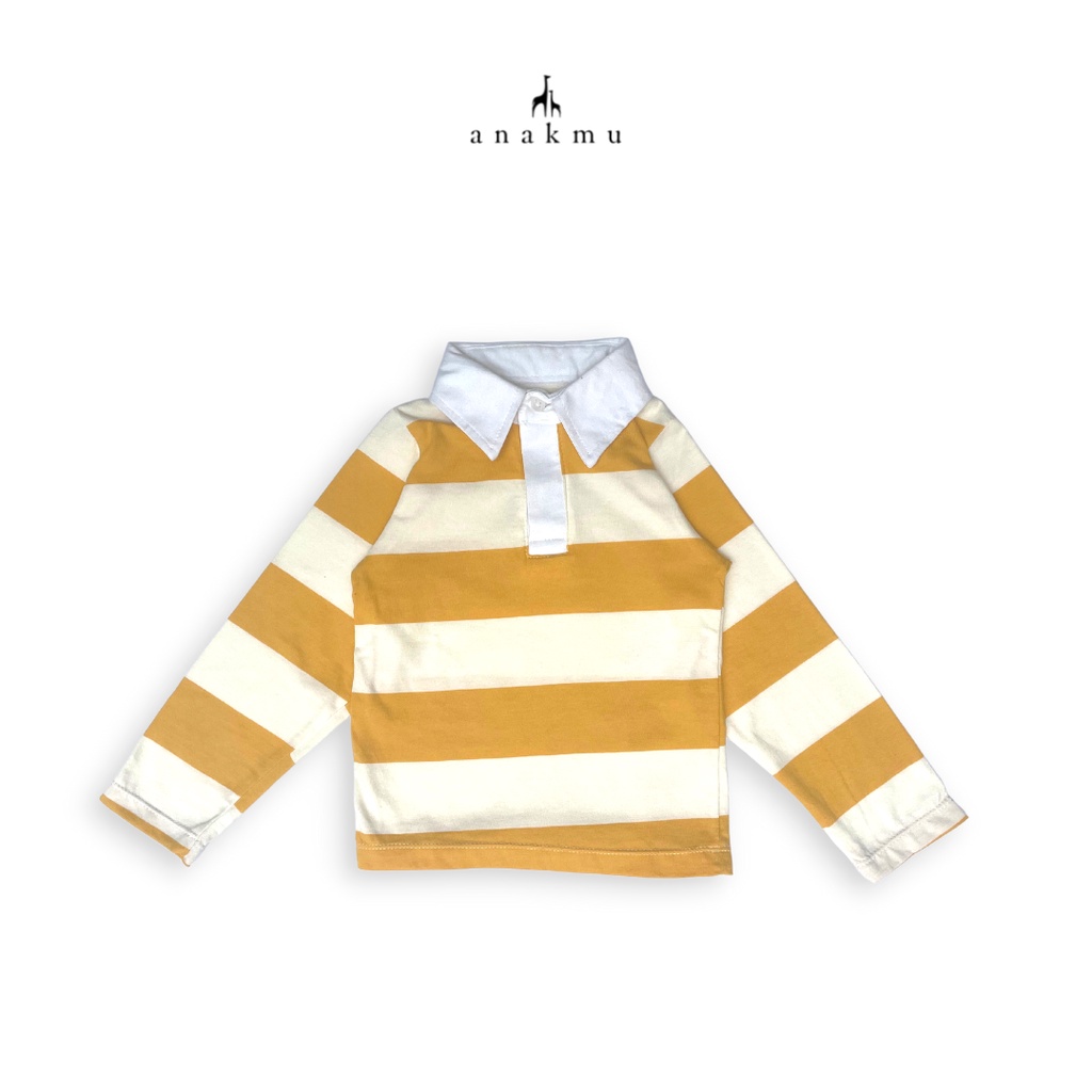Anakmu - Stripo Polo Shirt  1-7 Tahun Lengan Panjang Anak Balita