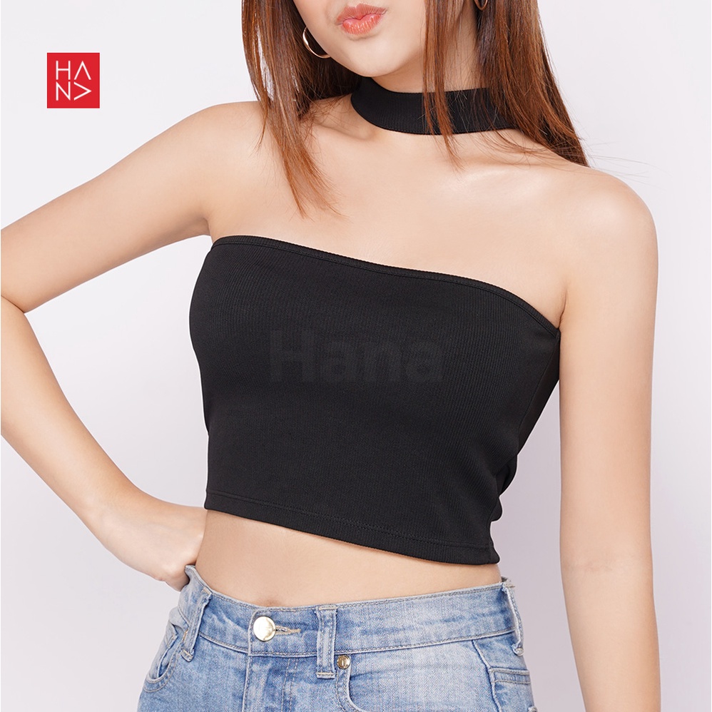 Hana Fashion - Agnes Tube Turtle Neck / Tank Top Wanita - TT271