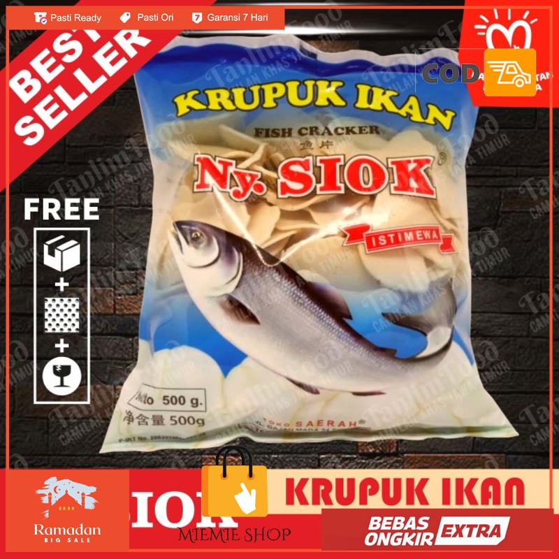 

KRUPUK KERUPUK IKAN NY SIOK - 500gr