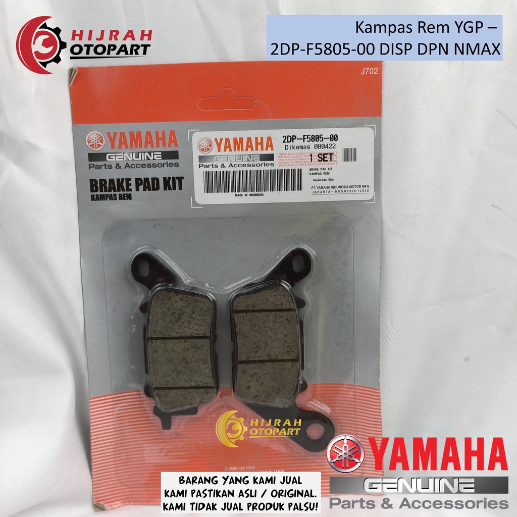 Kampas Rem YGP - 2DP-F5805-00 DISP DPN NMAX