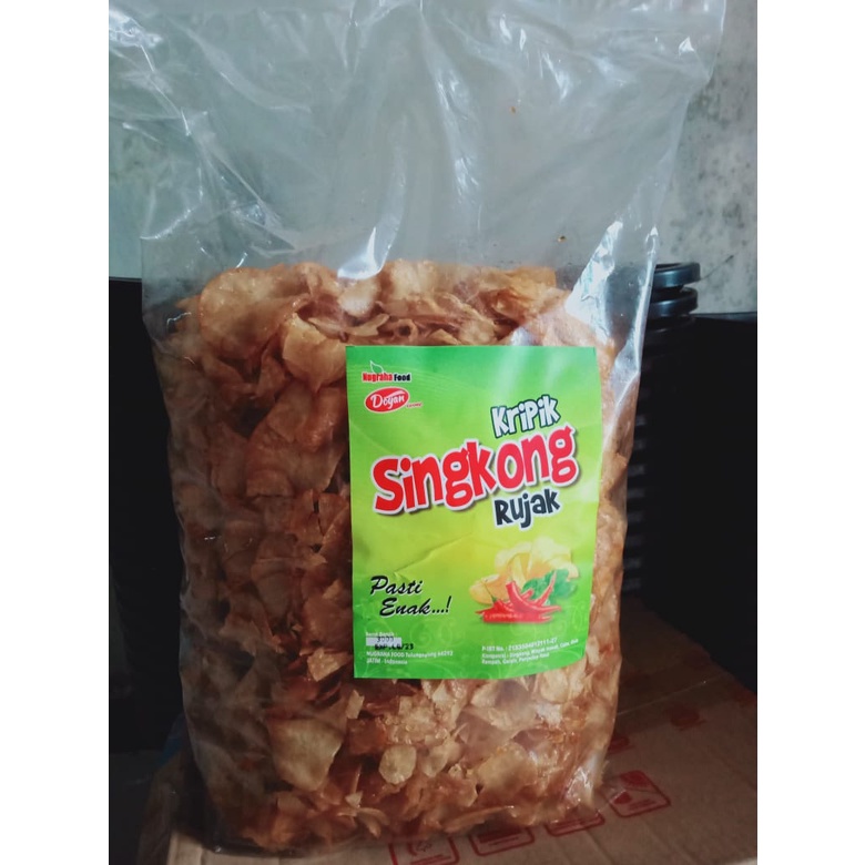 

Kripik Singkong Rasa Rujak pedas manis 250g