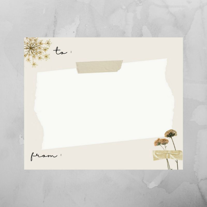 Greeting Card | Kartu ucapan kosong