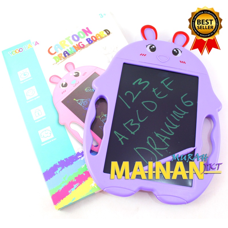 MAINANKEI MAINAN ANAK MURAH TABLET MENGGAMBAR LCD WRITING YU5 PAPAN TULIS KELINCI LCD DRAWING BOARD TABLET ANAK