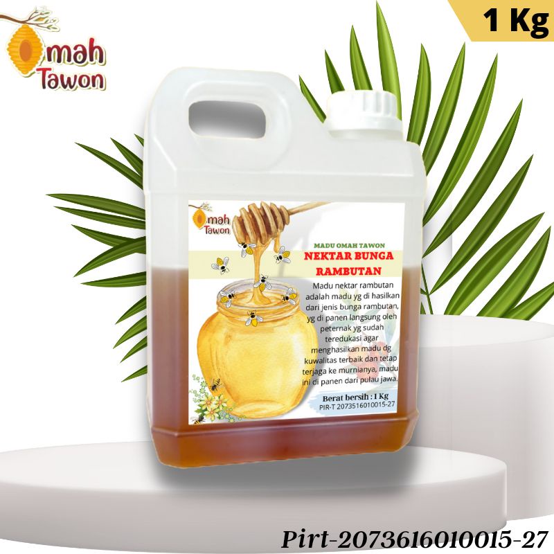 Madu multiflora kemasan 1 kg madu mentah raw honey