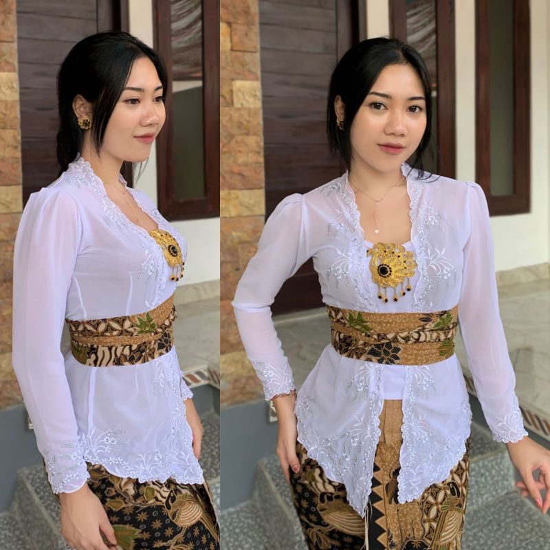 kebaya Bali bordir kebaya jadi bordir encim Bali kebaya jadi