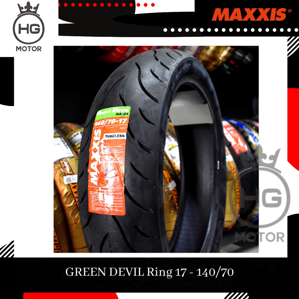 Ban Maxxis Green Devil 100/80 110/70 120/70 130/70 140/70 Ring 17 TL