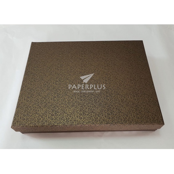 

Terlaris Kotak Kado / Kotak Hadiah / Gift Box Jumbo Type A Embose Dark Brown