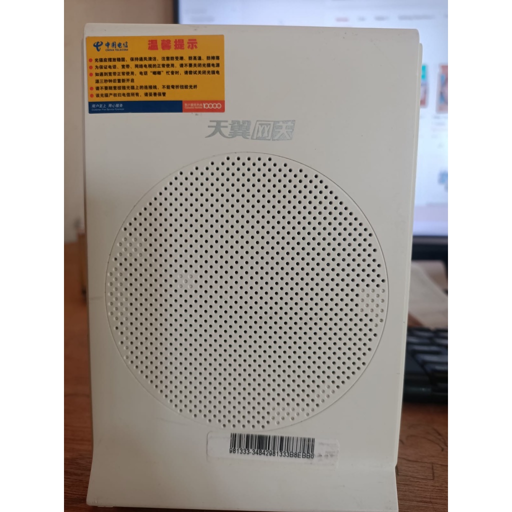 Modem Epon Zte F452 wifi, bridge suppprt