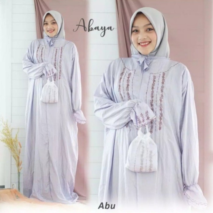 MUKENA TERUSAN PARASUT ABAYA TANPA KEPALA