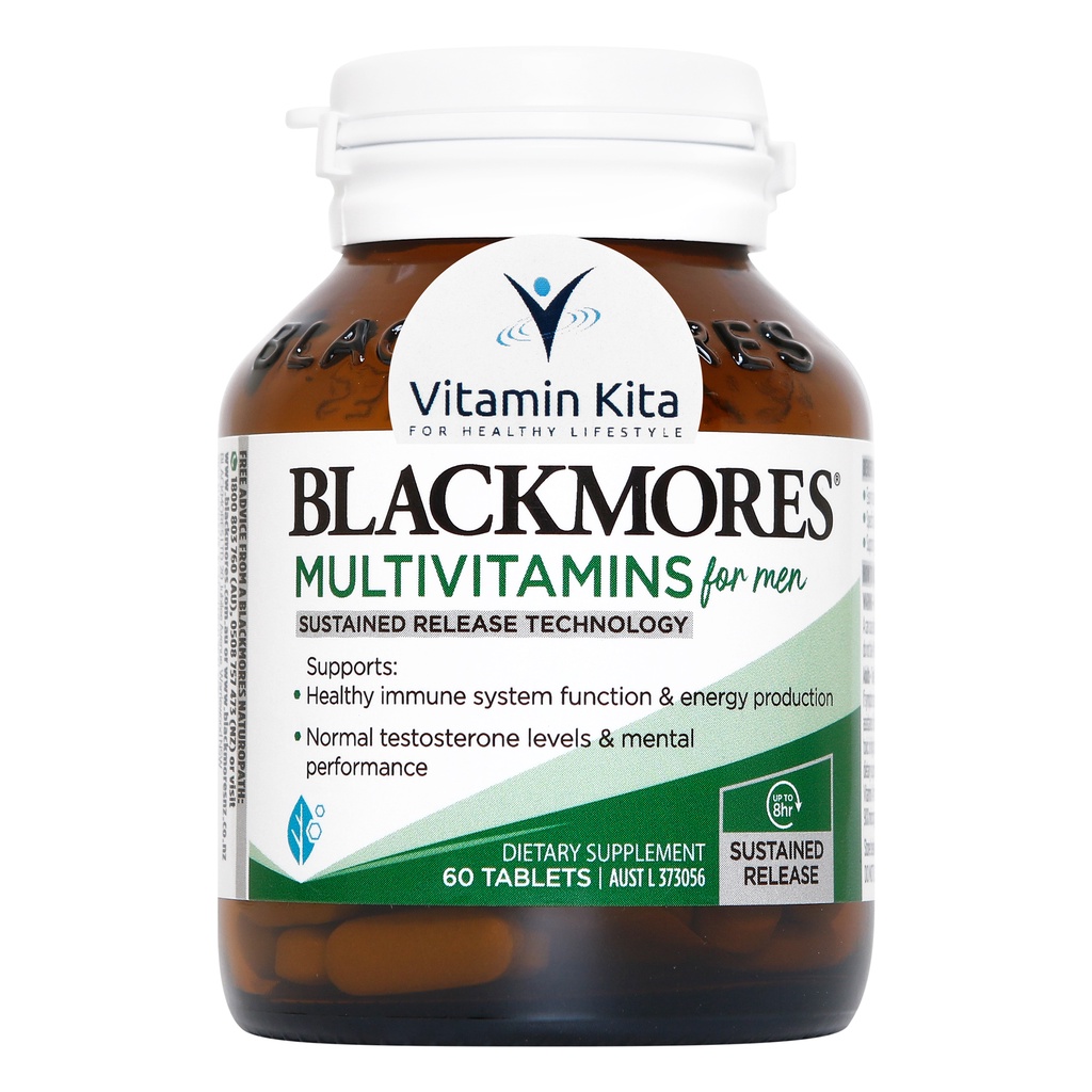 Blackmores Multivitamin for Men Sustained Release 60 Tablets