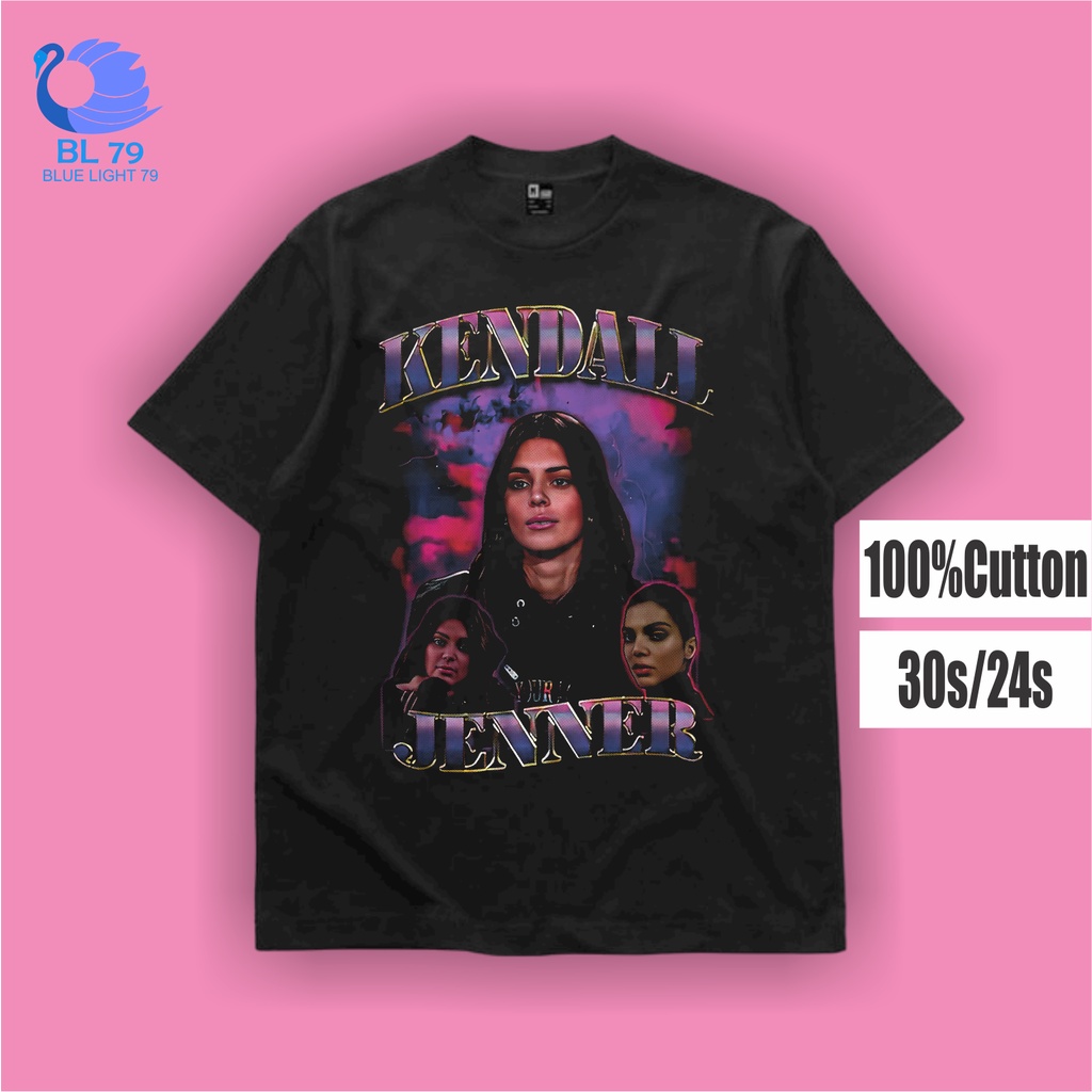 TSHIRT | OVERSIZE | KAOS KENDAL JENNER RAP TEE BAJU | T SHIRT KENDALL | OVERSIZE | BOOTLEG | VINTAGE