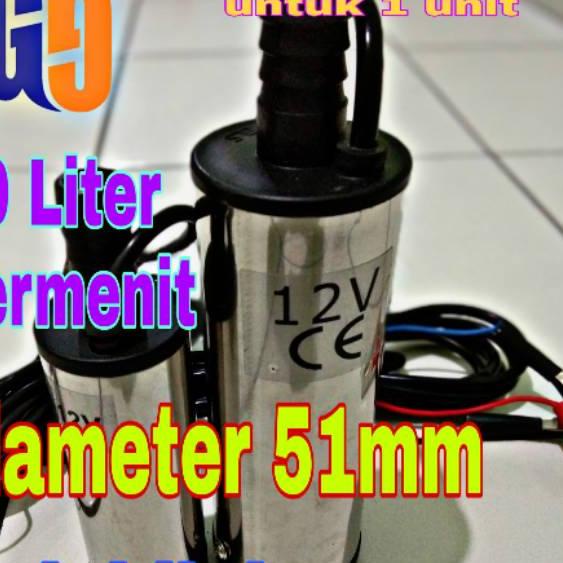 ✪ Pompa Air celup mini DC Diesel Pump Submersible 51mm ☎