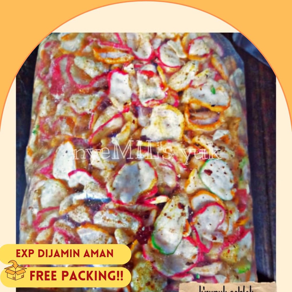 

MAKANAN RINGAN CEMILAN PEDAS SEBLAK 250 GR