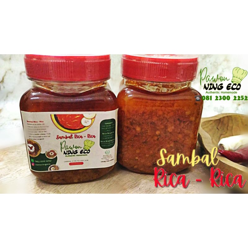 

Sambal Rica rica Pedas Pawon Ning Eco