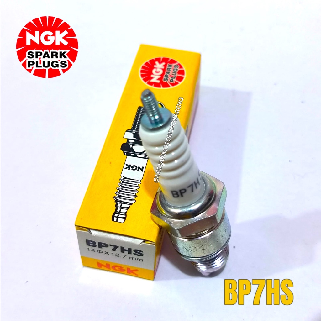 BUSI NGK BP7HS RXKING FIZR VESPA DRAT PENDEK 100% ORIGINAL NGK