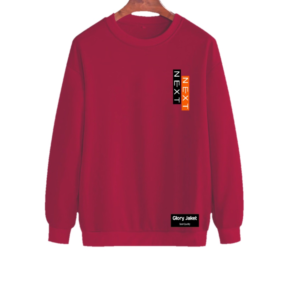 Switer Crewneck  Pria Wanita Logo Nex UKURAN JUMBO