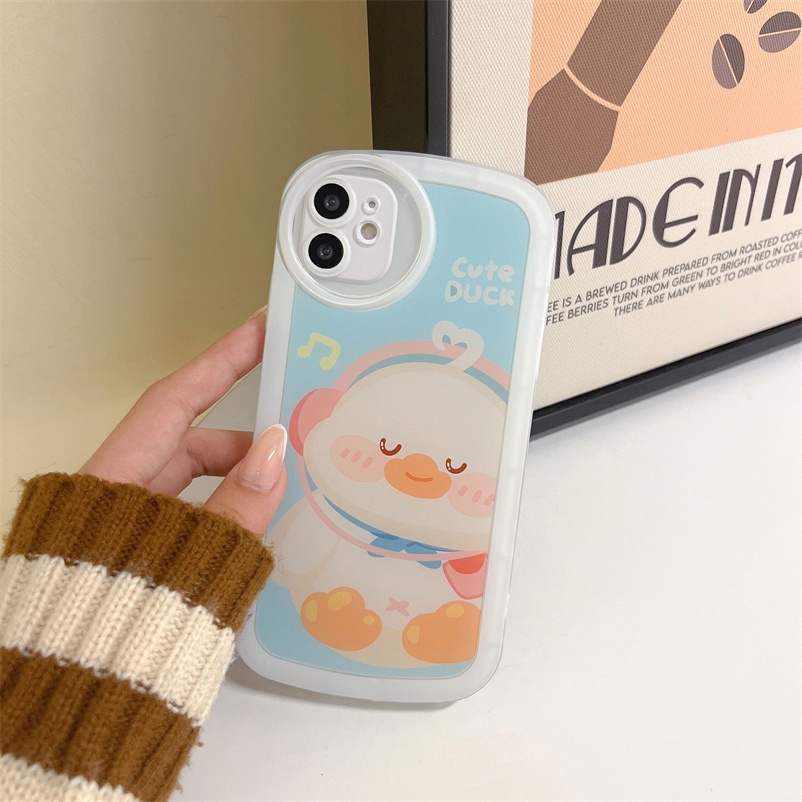 Soft Case Pelindung Lensa Bahan Silikon TPU Anti Jatuh Untuk Compatible for iPhone 14 13 12 11 Pro Max Xs Max X Xr iPhone 7 8 6 6s Plus SE 2020 Cartoon Plaid Bear Rabbit Soft Silicone Phone Case Creative Lens Protection Anti-fall Soft Casing Phone Case