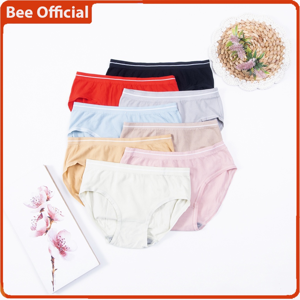 BEE - Celana Dalam Wanita Bahan Katun Cd Brief Elastis Pakaian Dalam wanita 375