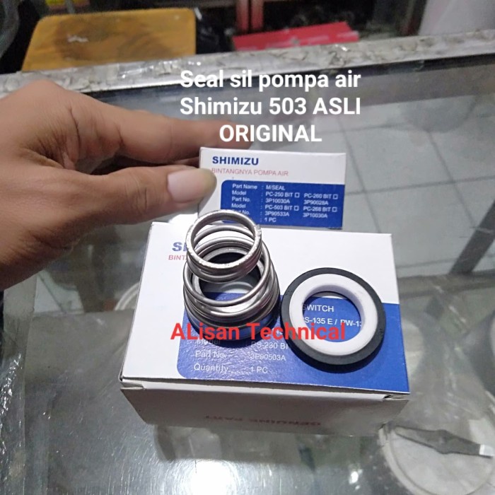 SIL MECHANICAL SEAL POMPA AIR JET PUMP SHIMIZU 503 ASLI ORIGINAL
