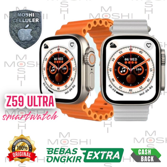 Iwatch Z59 Ultra IWO8 Ultra GPS Smart Watch 1.99”inch Series 8 49mm - Black, KD99 ULTRA