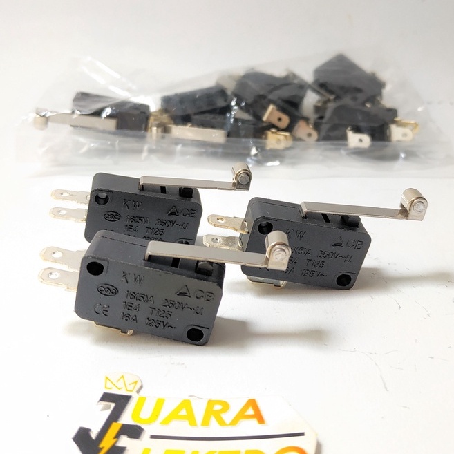 Micro Switch Magic Com + Roda | Mikro Switch Dengan Roda Kecil