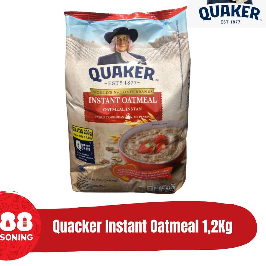 

Ramadhan✔️✔️QUACKER INSTANT OATMEAL/ HAVERMOUT 1,2Kg