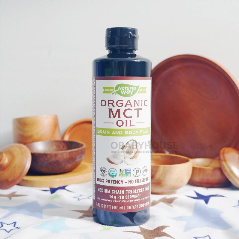 Nature's Way Organic MCT OIL Keto Friendly 480 ml