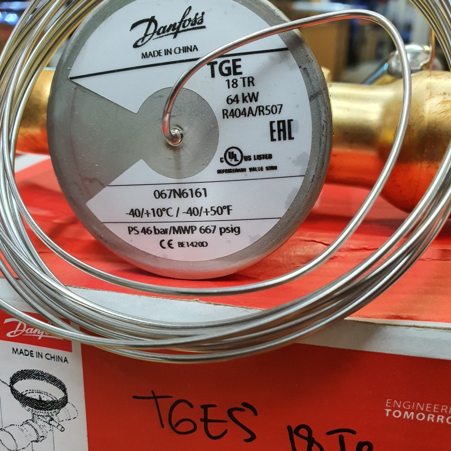 Danfoss Expansion valve TGES 18TR + Box