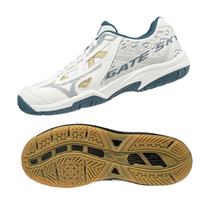 {MentariStore} Sepatu badminton Mizuno gate sky plus new colour Berkualitas