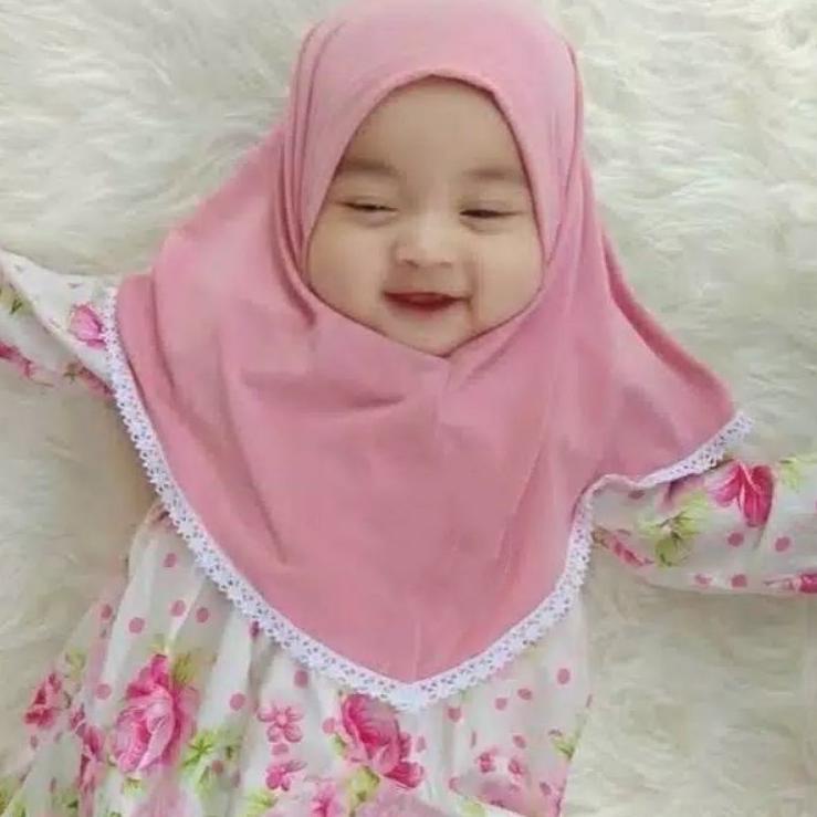 ORIGINAL% Hijab Jilbab Bayi 0 3 6 12 Bulan Annisa Kerudung Krudung Anak Balita Baby Newborn