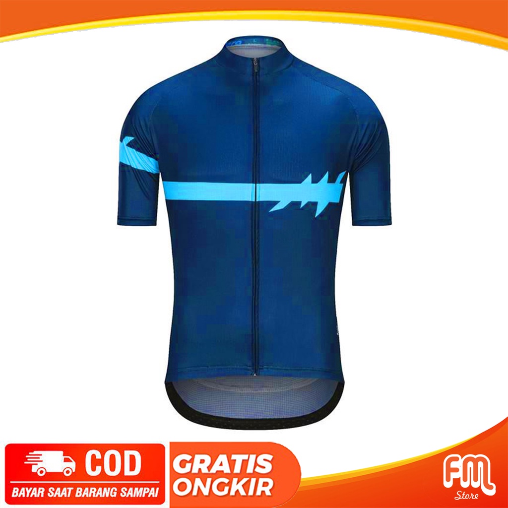 Jersey Road Bike North Wave Blue Baju Sepeda Balap