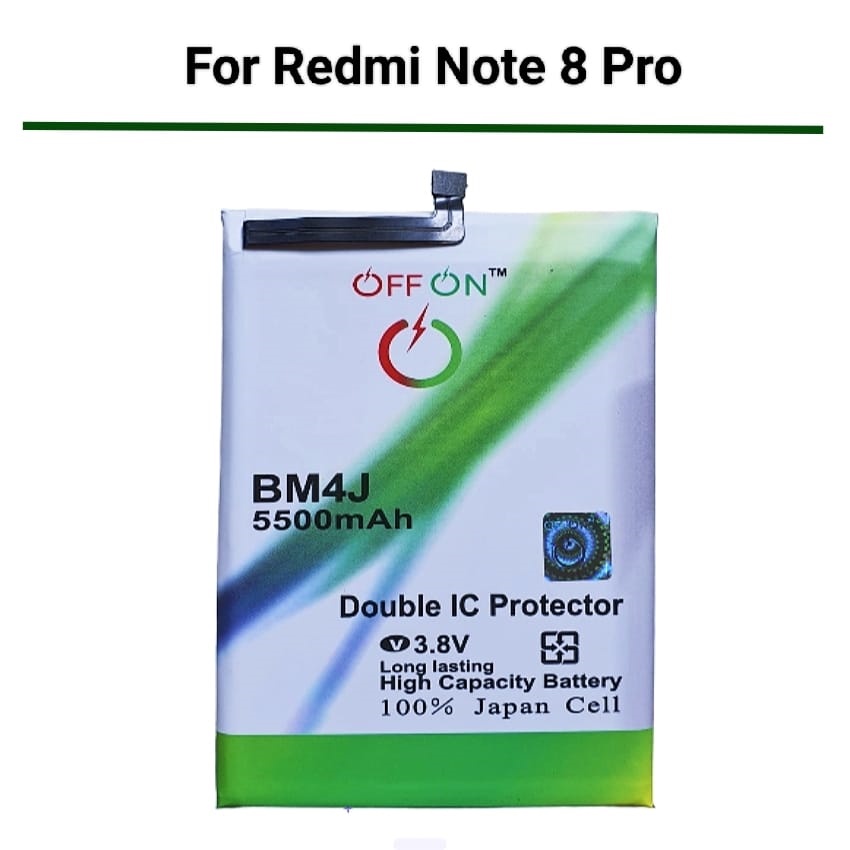 Baterai Double Power Redmi Note 8 Pro BM4J Batre Battery