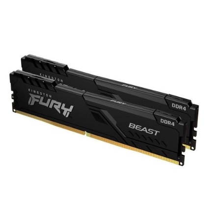 Kingston Fury Beast DDR4 Memory 16GB 2x8GB 3200Mhz - KF432C16BBK2/16