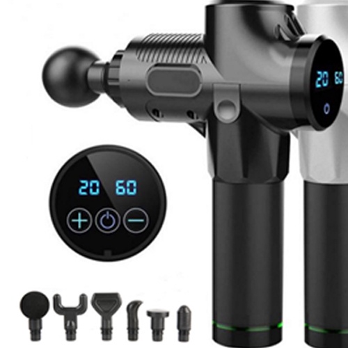 Alat Pijat Elektrik Pundak Punggung Tangan Massage Gun - ZC53000 - Black