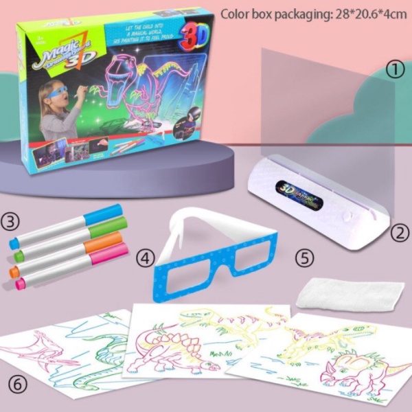 

Jual Mainan Menggambar 3D Magic Drawing Board LED Versi Dinosaur - Versi Dinosaur Murah
