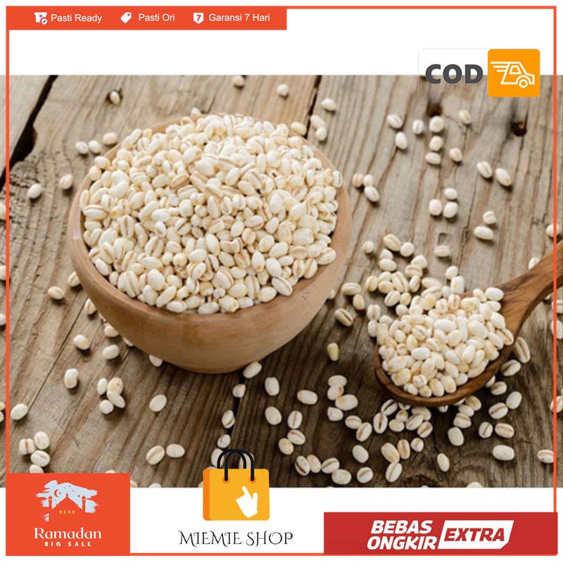 

Biji Jali-Jali Pearl Barley Biji Jali khasiat buat Kesehatan 500g