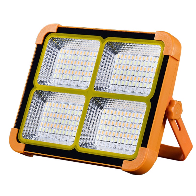 LED Emergency Light Rechargeable Solar Panel Lampu Darurat JD1000